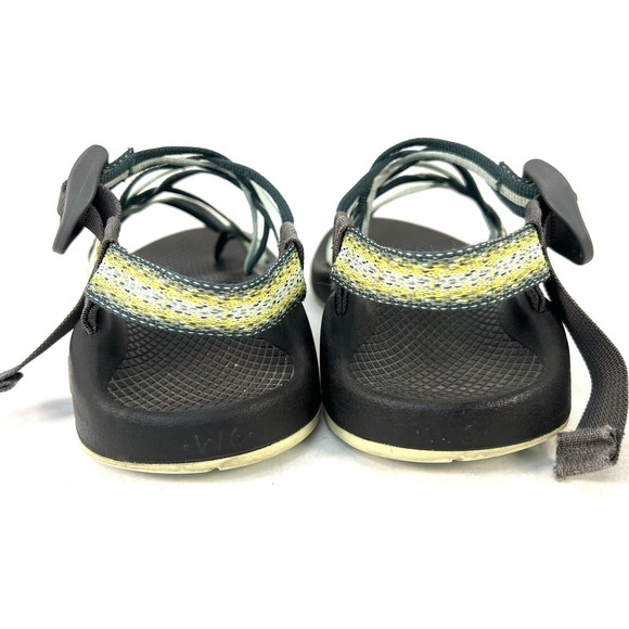 Women's Chaco Strappy ZX3 Yampa Trail Sandals Stardust Green J105060 Size 6 - Picture 6 of 10